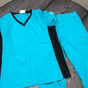 Scrub top and pants